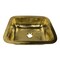 Nantucket Sinks Bar Sink, Brass, 17.5" W x 14.5" L x 5.125" H REB - alternate 1